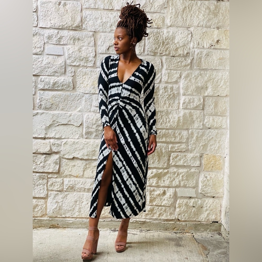 AFRM Zoey Midi Dress Tie Dye size Small K23